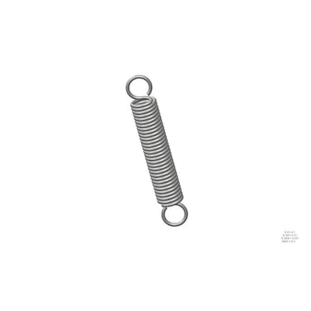Approved Vendor Extension Spring, O=1.000, L= 6.00, W= .135 G509968631